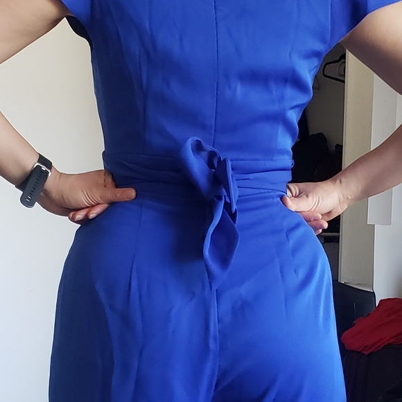 BLUE ROMPER SHORTS - Picture 2 of 4